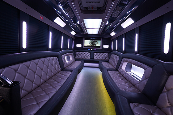 luxury limousine in the flint area