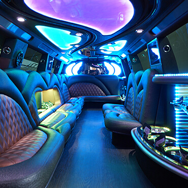 Luxury limo ride with our limo