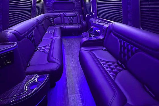 comfy seats on the van