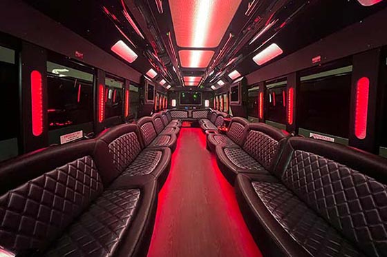 43 passenger limo bus