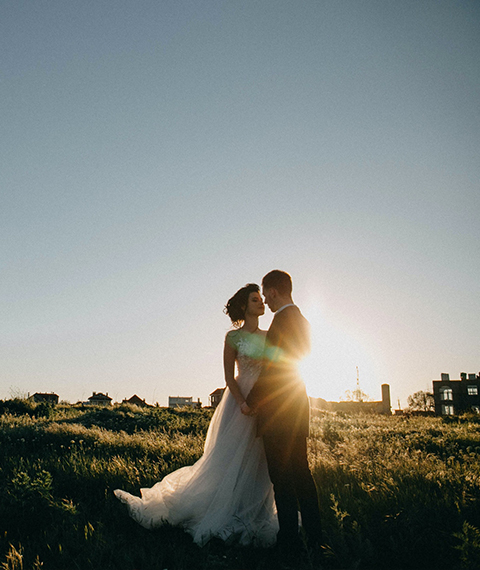 wedding party in Lansing, MI